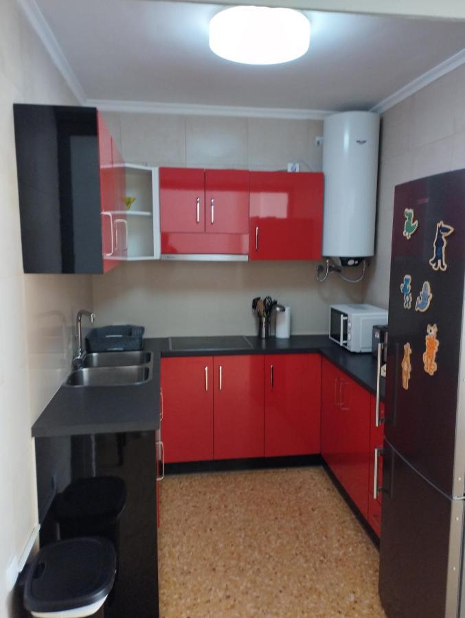 Atico primer linea de mar con piscina Sant Carlos de la Ràpita Esterno foto