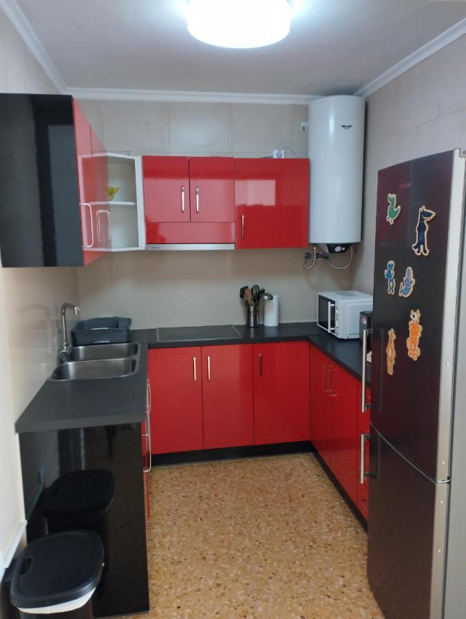 Atico primer linea de mar con piscina Sant Carlos de la Ràpita Esterno foto
