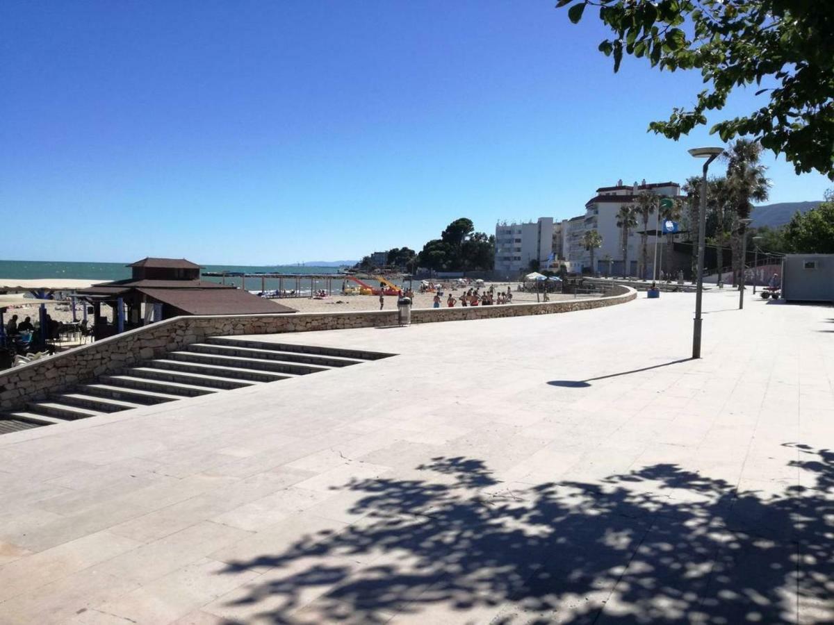 Atico primer linea de mar con piscina Sant Carlos de la Ràpita Esterno foto