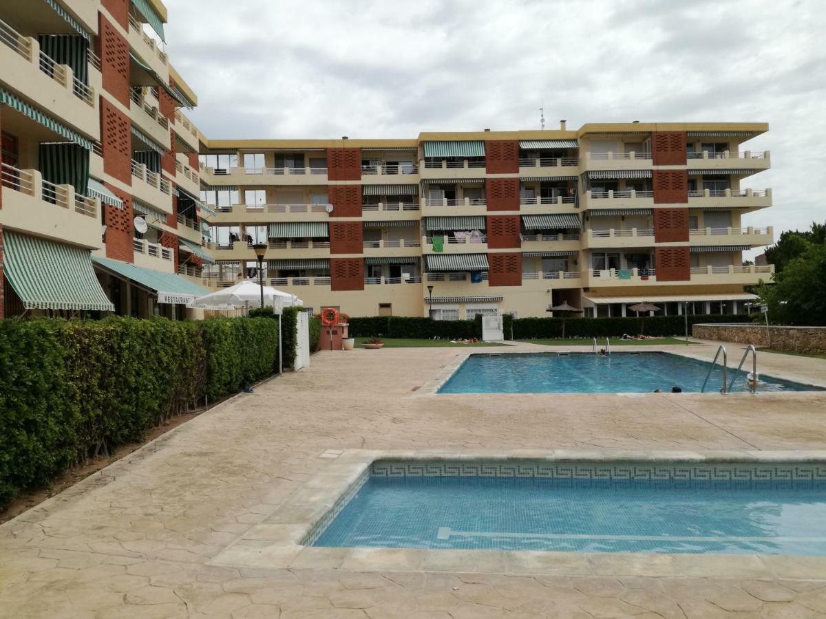 Atico primer linea de mar con piscina Sant Carlos de la Ràpita Esterno foto