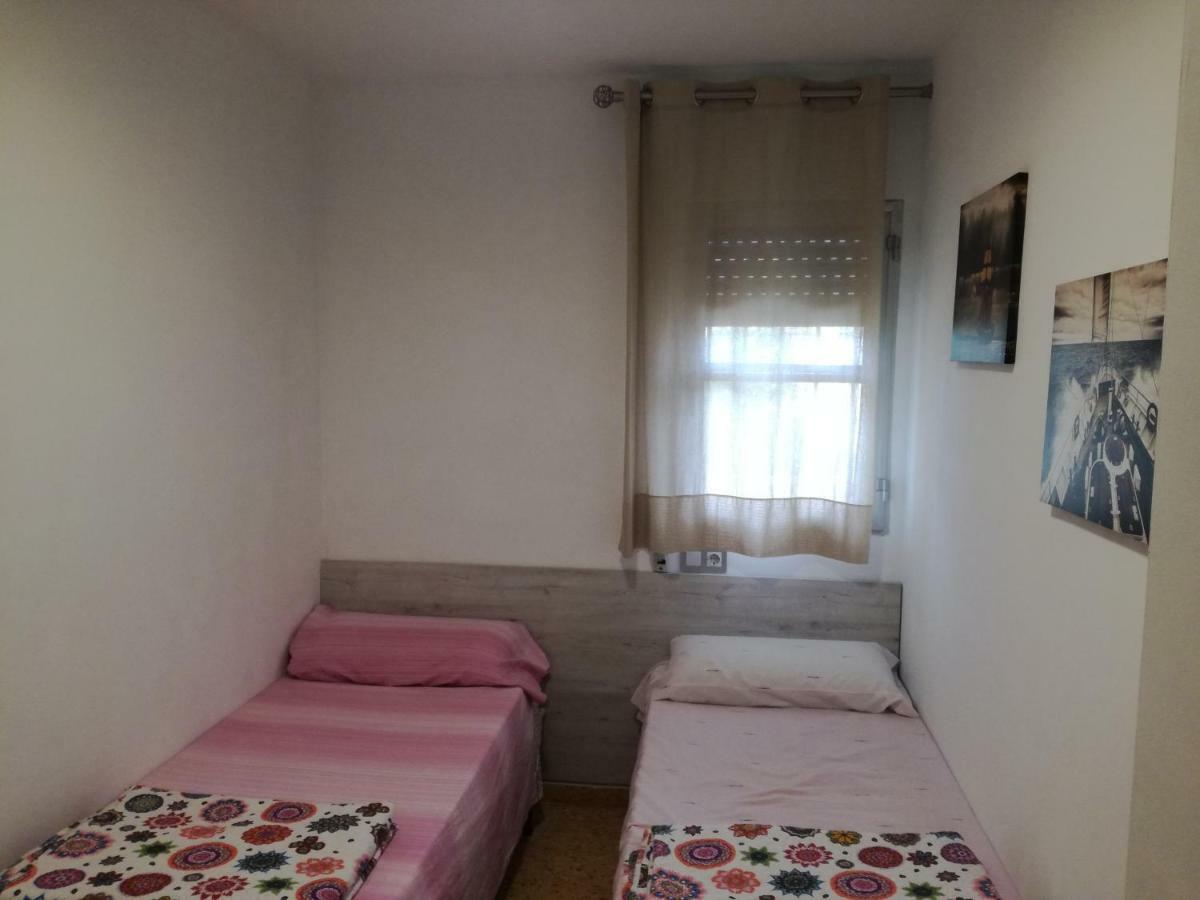 Atico primer linea de mar con piscina Sant Carlos de la Ràpita Esterno foto