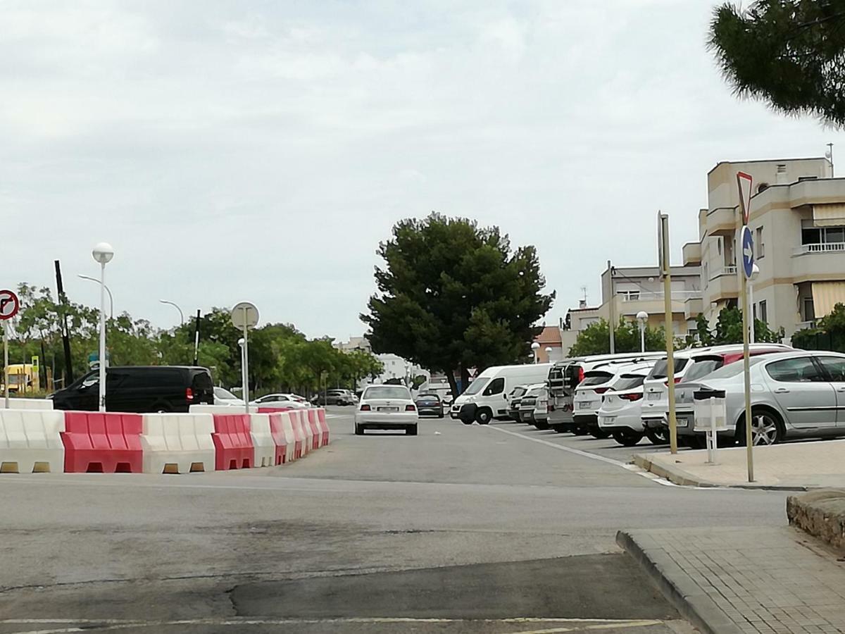 Atico primer linea de mar con piscina Sant Carlos de la Ràpita Esterno foto